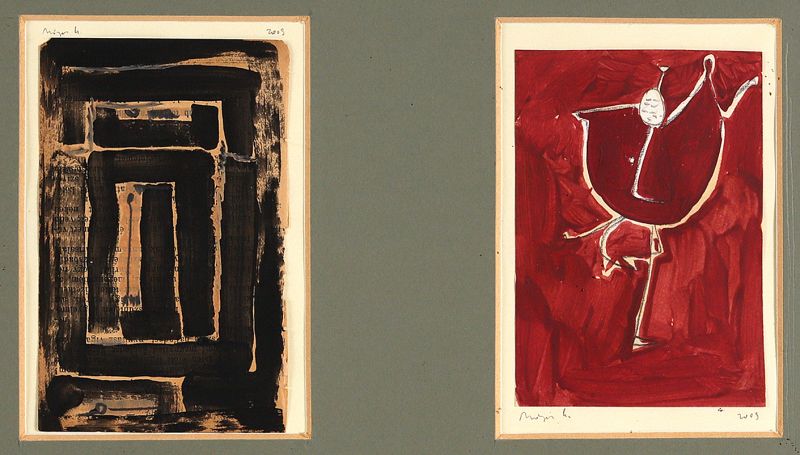 Mózes Katalin (1951) - Labirintus, Madár, 2003 (két mű)