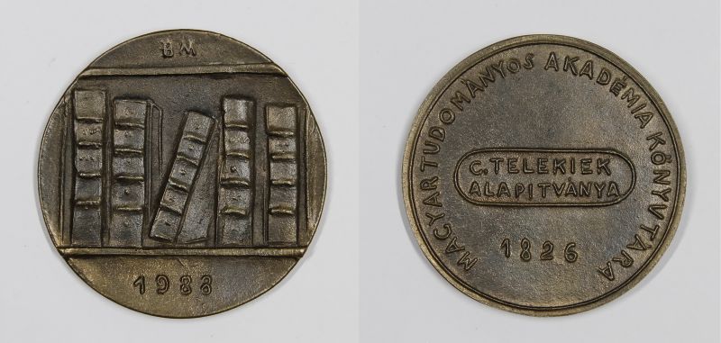 Borsos Miklós (1906 - 1990) - Magyar Tudományos Akadémia Könyvtára, G. Telekiek (Gróf Teleki József) Alapítványa 1826, 1988