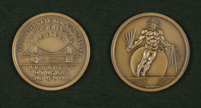Borsos Miklós (1906 - 1990) - Fiziológiai Kongresszus emlékérem, 1980